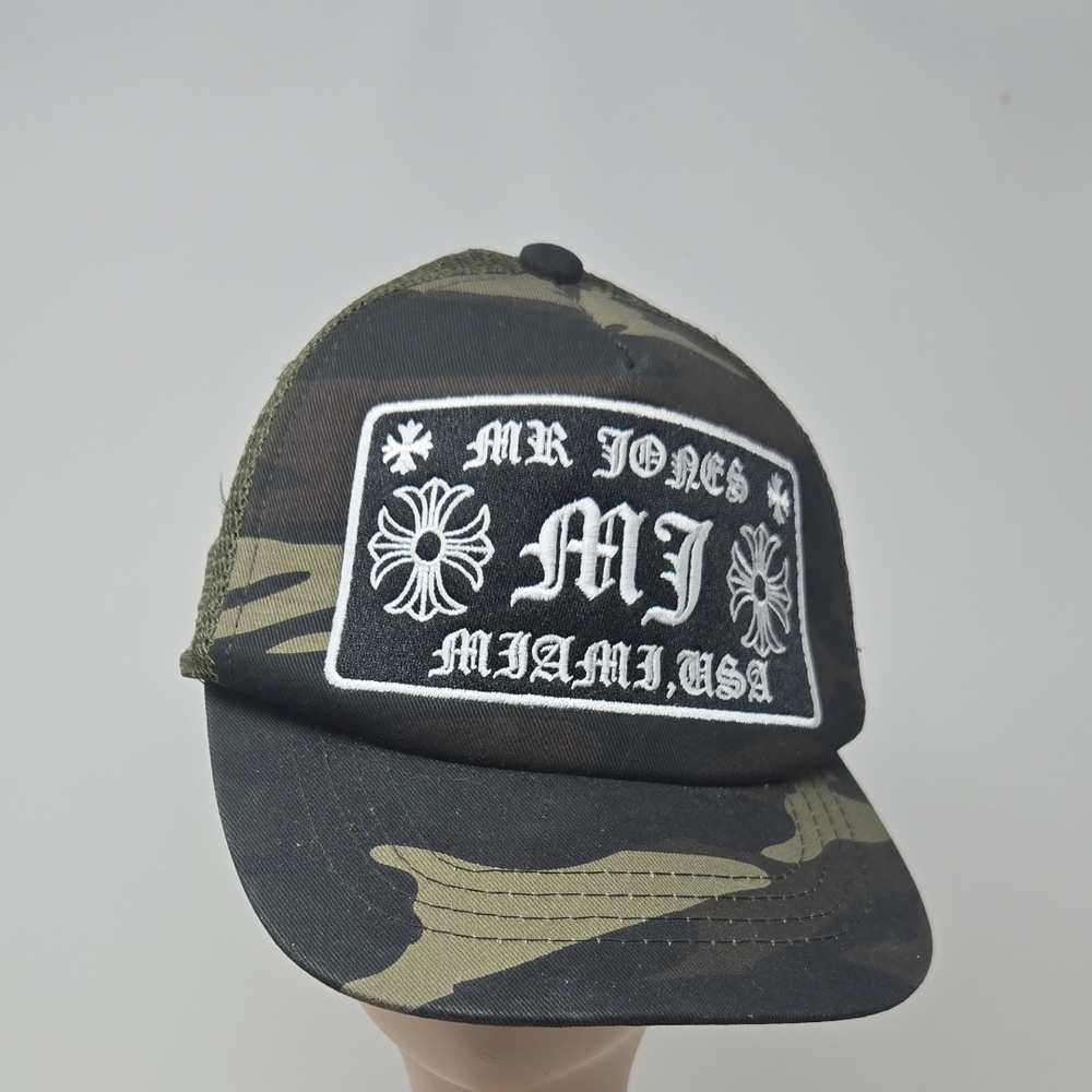 MR JONES MIAMI FL Green and Black Snapback Hat